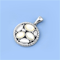 Silver Stone Pendant