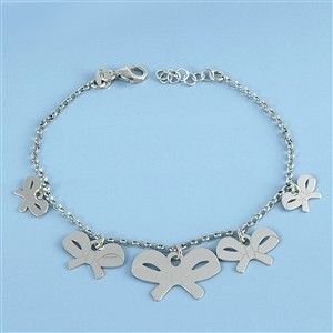 Silver Bracelet - Bows