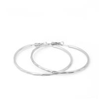 Silver Hoop Earrings