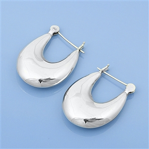 Silver Hoop Earrings