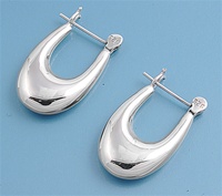 Silver Hoop Earrings