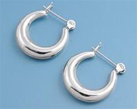 Silver Hoop Earrings