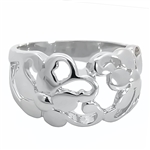 Silver Flower Ring