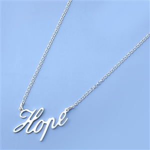 Silver Necklace  - Hope