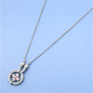 Silver CZ Necklace