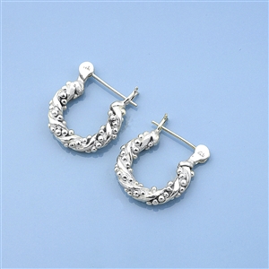 Silver Hoop Earrings