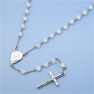 Silver Rosary