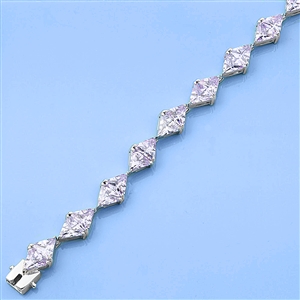 Silver CZ Bracelet