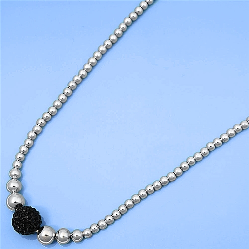 Silver CZ Necklace