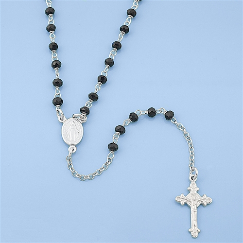 Silver Rosary