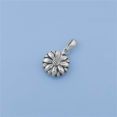 Silver Pendant - Flower