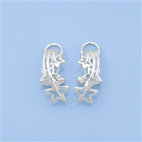 Silver Earrings - Stars