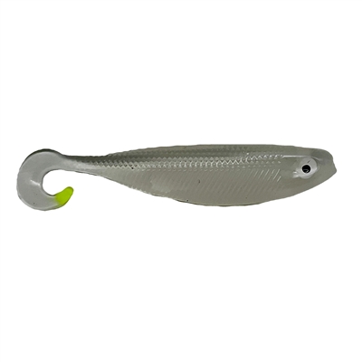 4.5 inch Ghost - Chartreuse Tail