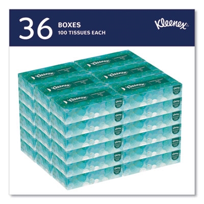 TISSUE FACIAL KLEENEX FLAT BOX