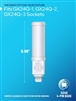 LIGHT BULB LED TYPA 4PIN  Watt Selectable 15/12/10/8w Color Selectable 2700/3500/4000/5000k