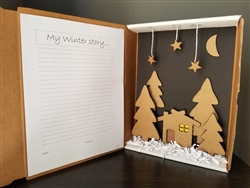 Winter StoryBox by Aline's cardboard