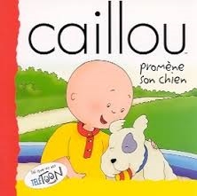 Caillou promène son chien