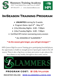 Slammers & HPI Junior High In-Season Workouts