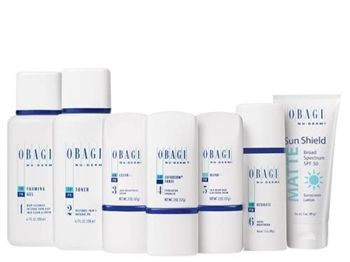 Obagi Nu-Derm Fx System for Normal to Oily is formulated to improve signs of aging for healthier, more beautiful looking skin by minimizing age spots, fine lines and wrinkles, roughness, sagging, redness and uneven, dull complexion, and discoloration.
