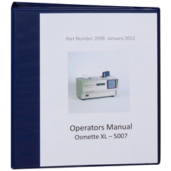 Instruction Manual for OSMETTE XL Model 5007