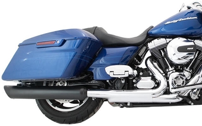 TAB Performance black tip compatible BAM Sticks exhaust pipe mufflers for a harley-davidson touring fl bagger