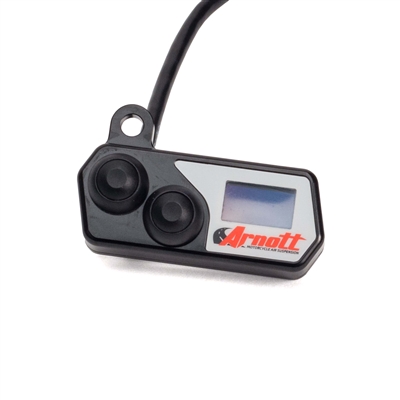 Arnott Handlebar-Mounted Push Button Controller w/LED Pressure Gauge