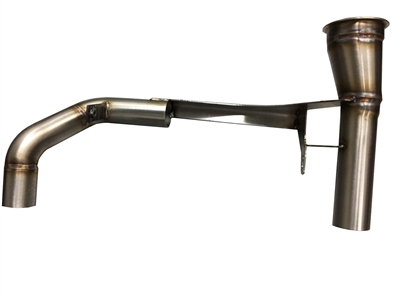 TAB Performance stainless exhaust mid pipe for a Indian Challenger models