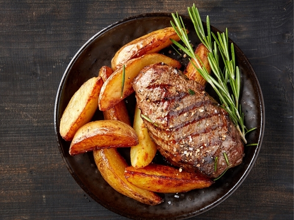 Top sirloin with fries