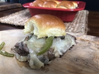 Cheesy Steak Sliders