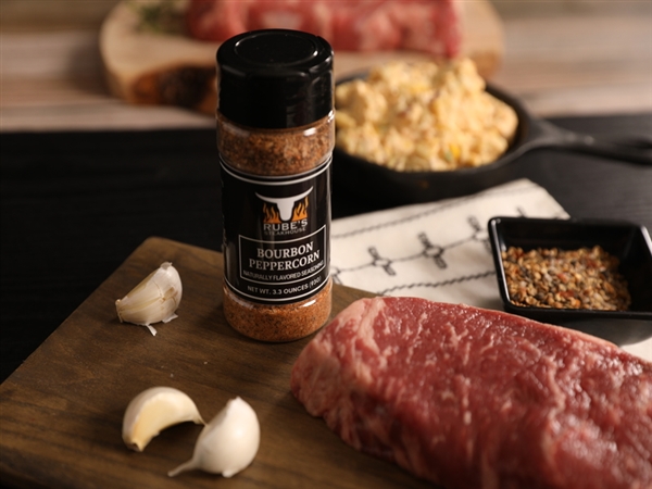 Rube's bourbon peppercorn steak seasoning