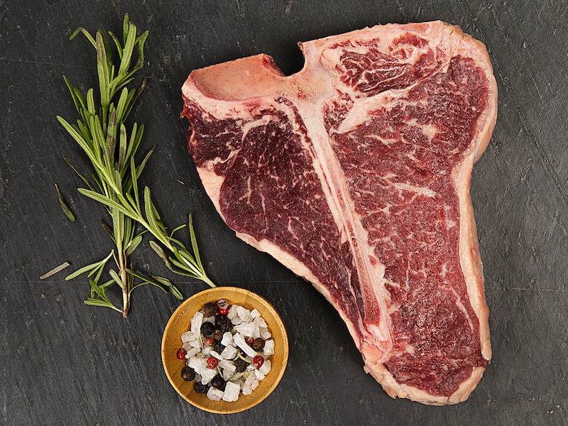 Fresh T-Bone Steak | Beefy 20 ounce T-Bone | By Rube's Steaks