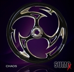 Custom Chaos Motorcycle billet wheel