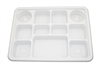 11 Compartment White Plates (Pack 250)