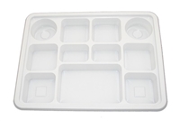 11 Compartment White Plates (Pack 250)