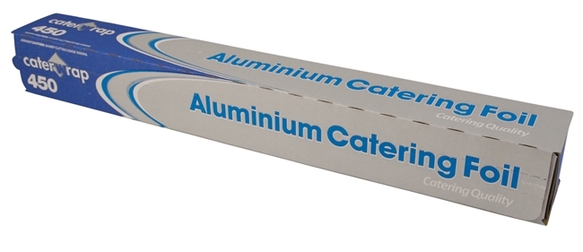 Caterwrap Cutterbox Aluminium Catering Foil - 450mm x 75m (Box 6) 23C05