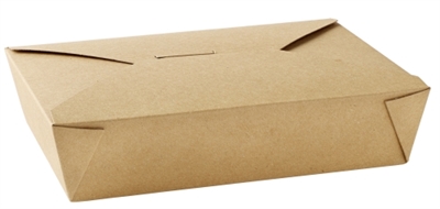 NO2 DispoPak Kraft Food Containers 51oz (Box of 200) - 38008