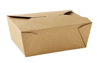 NO8 DispoPak Kraft Food Containers 46oz (Box of 300) - 38012
