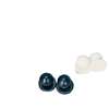 A017 - Stud Buttons White (Pack 12)