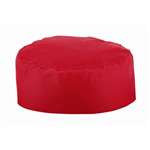 A047 - Skull Cap Red Polycotton - One Size