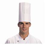 A250 - Disposable Toque Chefs Hat White - One Size (Box 50)