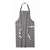 A275 - Whites Bib Apron Polycotton Black/White Check