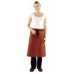 A417 - Uniform Works Bistro Apron Burgundy - 1000x700mm