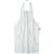 A522 - Bib Apron White with Eyelets Polycotton Extra Large - 36-42"