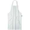 A522 - Bib Apron White with Eyelets Polycotton Extra Large - 36-42"