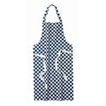 A554 - Whites Apron Blue/White Check