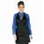 A709 - Uniform Works Unisex Tuxedo Apron Black