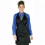 A709 - Uniform Works Unisex Tuxedo Apron Black