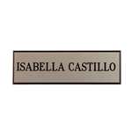 A883 - Name Badge Silver with Black Text