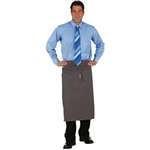 A907 - Uniform Works Bistro Apron Charcoal - 1000x700mm