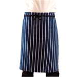 A927 - Butchers Stripe Waist Apron - 36"L x 36"W